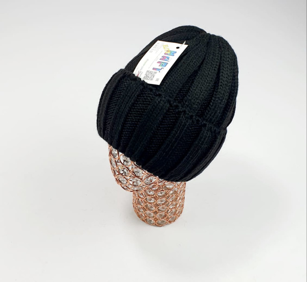 Шапка Март крупновяз. Омега (черный)